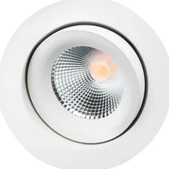 SG Junistar Lux IsoSafe indbygningsspot, 3000K, hvid
