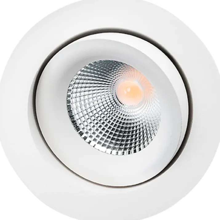 SG Junistar Lux IsoSafe indbygningsspot, 3000K, hvid