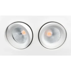 SG Junistar Lux Square 2 indbygningspot, 3000K, hvid