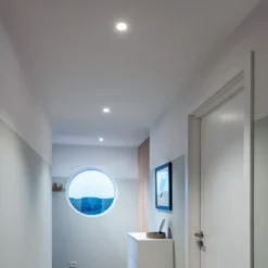 SG Junistar Lux Square indbygningsspot, 2700K, børstet stål
