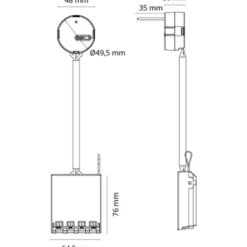 SG LEDDim Smart Pill V2 lysdæmper, Bluetooth