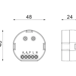 SG Smart Pill On/Off-relæ for dåsemontering, 3000VA