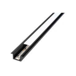 SG StripLine 1,8m LED skinne til indbyg, sort