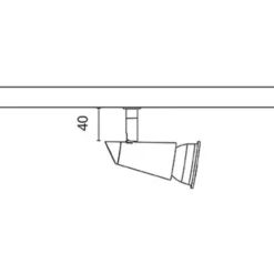 SG Zip Spot 1F skinnespot, hvid