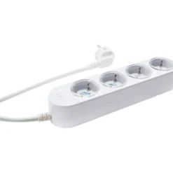 Shelly Gen4 stikdåse, Wi-Fi & Zigbee, hvid
