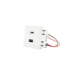 Shelly USB oplader til bordholder, hvid