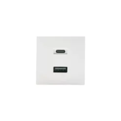 Shelly USB oplader til bordholder, hvid
