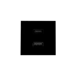 Shelly USB oplader til bordholder, sort