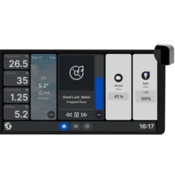 Shelly X2i vægdisplay, Bluetooth & Wi-Fi, sølv