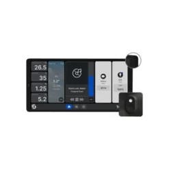 Shelly X2i vægdisplay, Bluetooth & Wi-Fi, sort