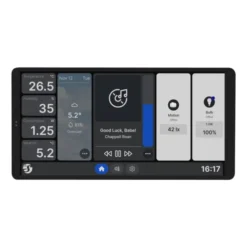 Shelly X2i vægdisplay, Bluetooth & Wi-Fi, sort