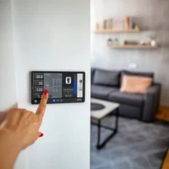 Shelly X2i vægdisplay, Bluetooth & Wi-Fi, sort