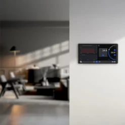 Shelly X2i vægdisplay, Bluetooth & Wi-Fi, sort