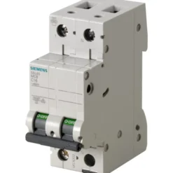 Siemens Automatsikring C 1P+0, 6A