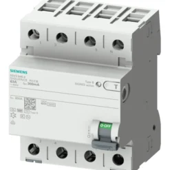 Siemens 5SV HPFI relæ B, 4P, 40A