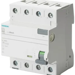 Siemens 5SV PFI relæ A, 4P, 63A