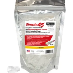 Simply45 aflaster til RJ45 CAT6 skærmet, RJ45 CAT7 uskærmet, 100 stk.