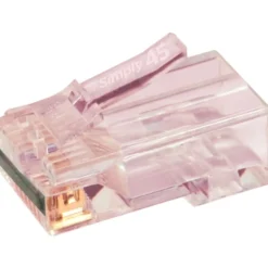 Simply45 RJ45 netværksstik, CAT6/6A, uskærmet, 100 stk.