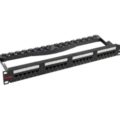 Simply45 RJ45 Patchpanel Rack 24 Porte loaded, CAT6, uskærmet