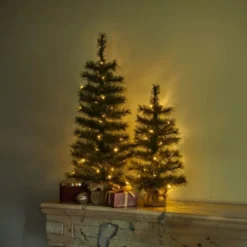 Sirius Alvin kunstigt juletræ med lys, 90 cm