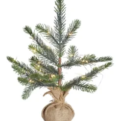 Sirius Bella kunstigt juletræ med hvidt lys, 30 cm