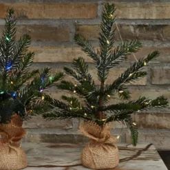 Sirius Bella kunstigt juletræ med hvidt lys, 30 cm