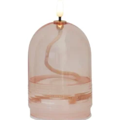 Sirius Dea olielampe, batteri, rosa, 11 cm