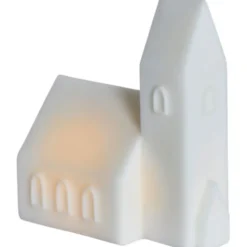 Sirius kirke med lys