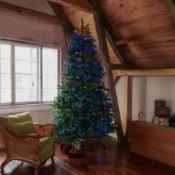 Sirius Knirke kulørt lyskæde til juletræer, 150 cm