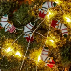 Sirius Nille lyskæde med julesokker