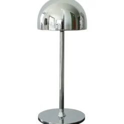 Sirius Tim genopladelig bordlampe, krom, 30 cm