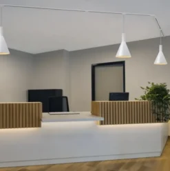 SLV 1-faset strømskinne, 2 meter, hvid
