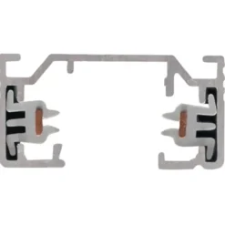 SLV 1-faset strømskinne 2 meter, sort