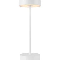 SLV Vinolina genopladelig bordlampe, hvid