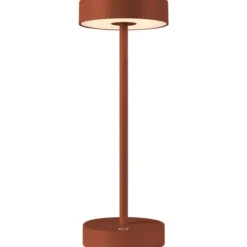 SLV Vinolina genopladelig bordlampe, rust