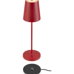 SLV Vinolina Two genopladelig bordlampe, rød