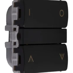 Smartkontakten Zigbee batteritryk til LK Fuga, op/ned, grå