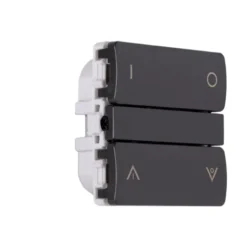 Smartkontakten Zigbee batteritryk til LK Fuga, op/ned, grå