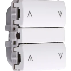 Smartkontakten Zigbee batteritryk til LK Fuga, op/ned, hvid