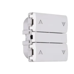 Smartkontakten Zigbee batteritryk til LK Fuga, op/ned, hvid