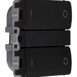 Smartkontakten Zigbee batteritryk til LK Fuga, tænd/sluk, grå