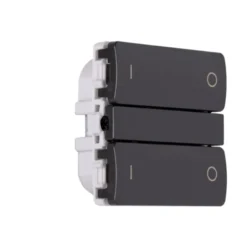 Smartkontakten Zigbee batteritryk til LK Fuga, tænd/sluk, grå