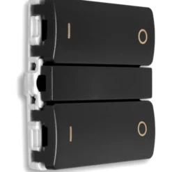 Smartkontakten Zigbee batteritryk til LK Fuga, tænd/sluk tangenter, koksgrå