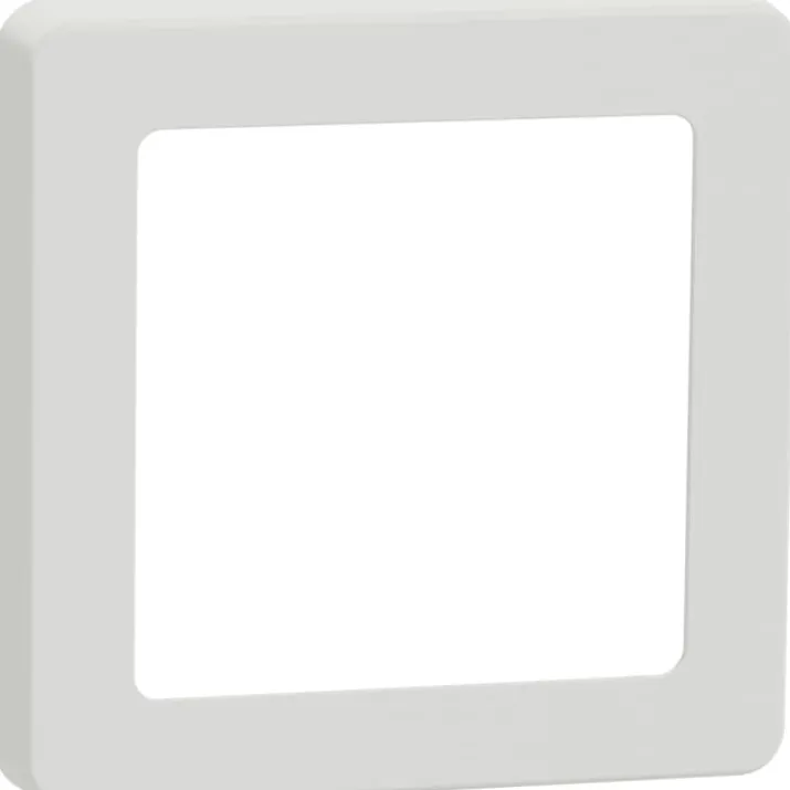 Smartkontakten Zigbee kontakt/lysdæmper til LK Fuga, tænd/sluk tangenter, blank med Baseline 63 ramme