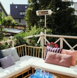 Solamagic Eco+ Pro Arc terrassevarmer 2000W, antracit