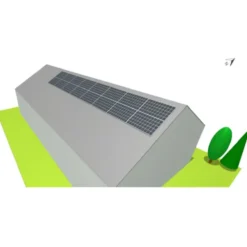 Solcelle pakkeløsning til eternit tag, 6,48kWp