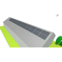 Solcelle pakkeløsning til tagpap/bitumen tag, 10,53kWp