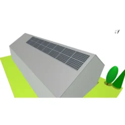 Solcelle pakkeløsning til tagpap/bitumen tag, 6,48kWp