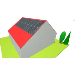 Solcelle pakkeløsning til tegl tag, 6,48kWp