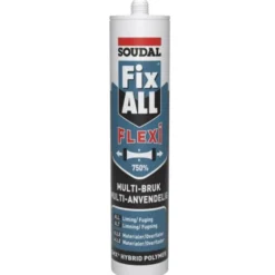 Soudal Fix All fleksibel lim/fugemasse 290 ml, grå
